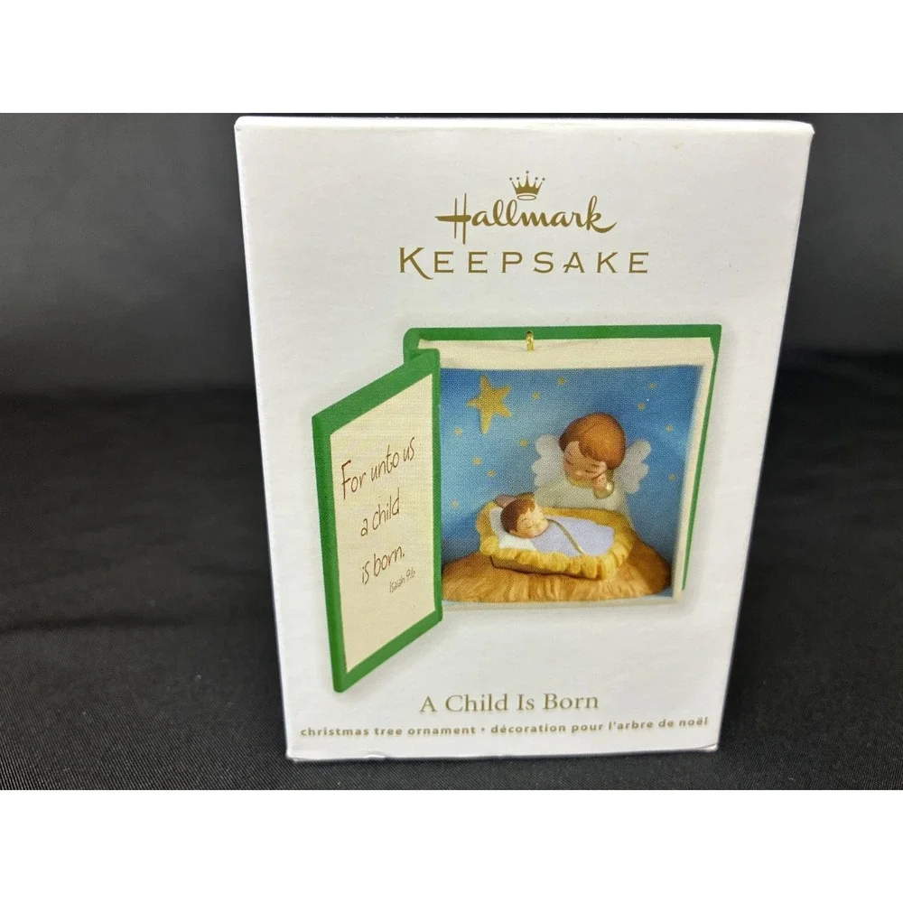 2012 Hallmark Keepsake A Child Is Born Nativity Ornament QXG4514 Bible Stories